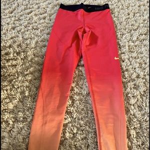 Nike pro warm ombré size small womens running leggings